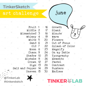 June art challenge tinkerlab