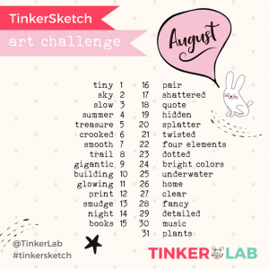 August Art Challenge TinkerLab