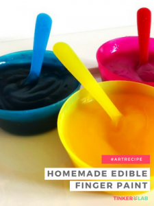 homemade edible paint for kids