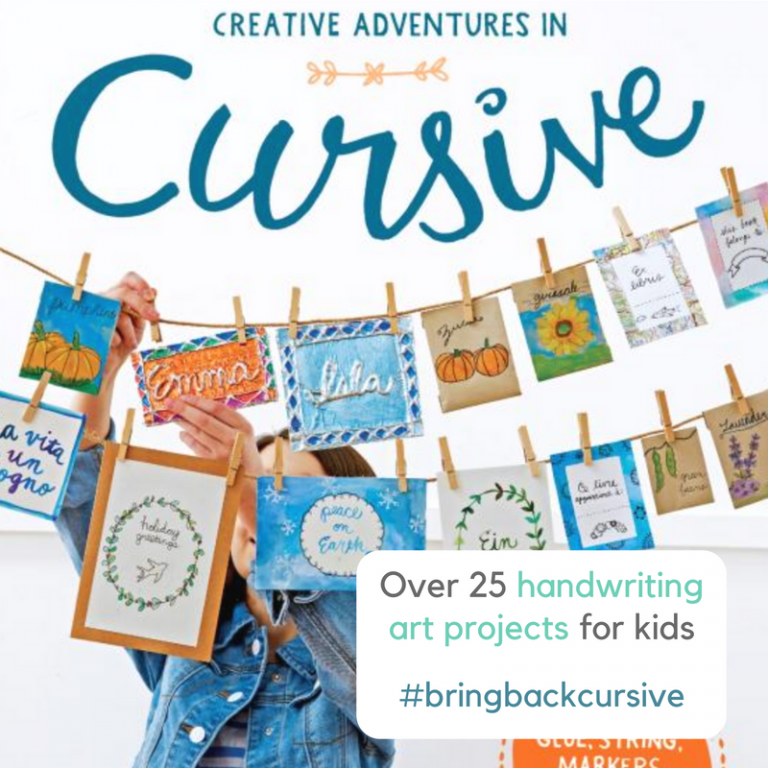 creative adventures in cursive