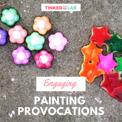 engaging painting provocations for kids