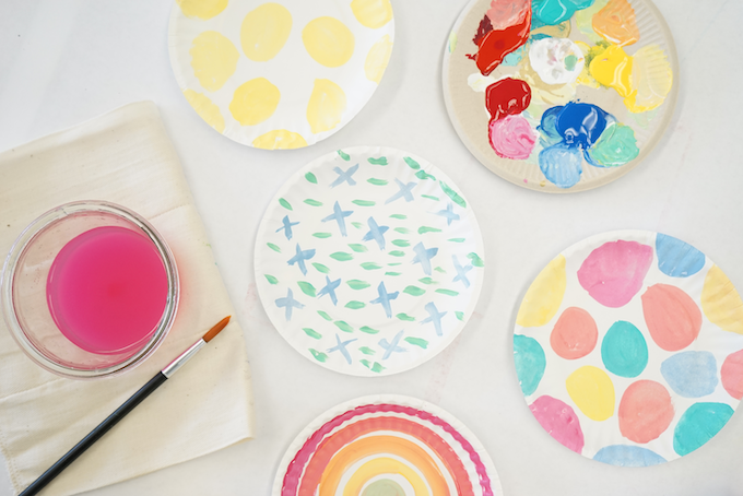 Painting and Drawing Paper Plate Craft - TinkerLab