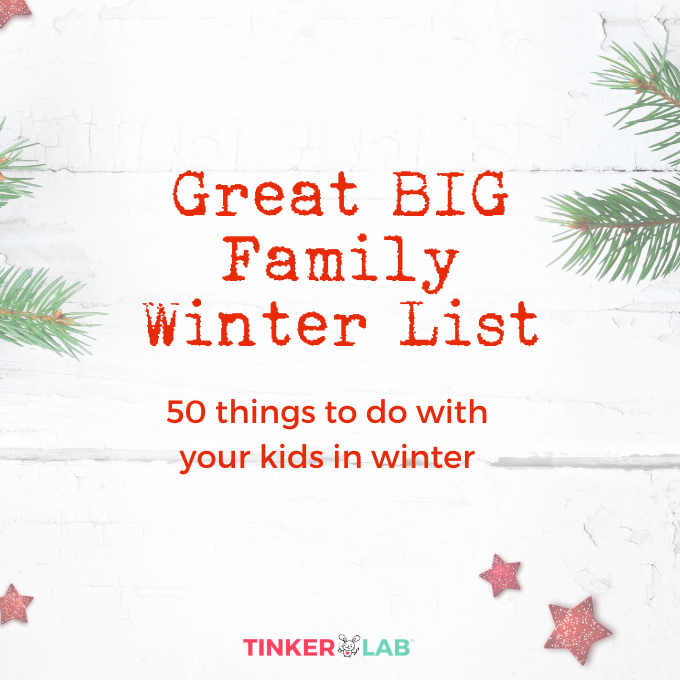 winter activities checklist