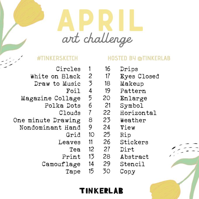 April Art Challenge - TinkerLab