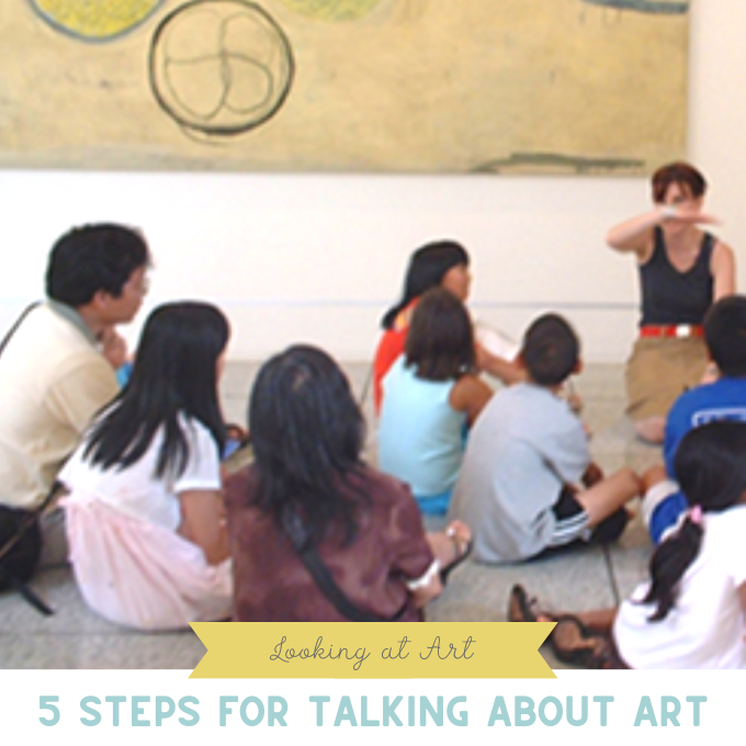 five easy steps for talking with children about art