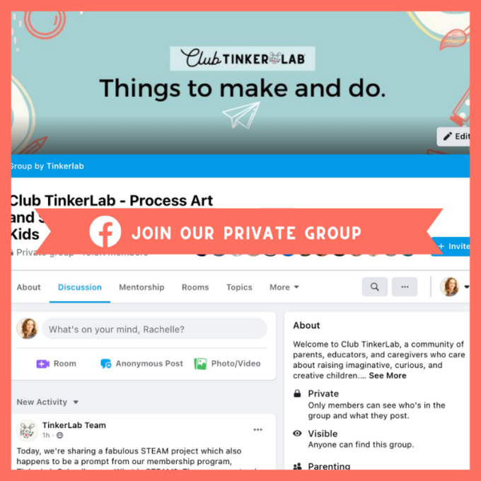 find tinkerlab on social media