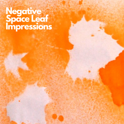 negative space leaf impressions