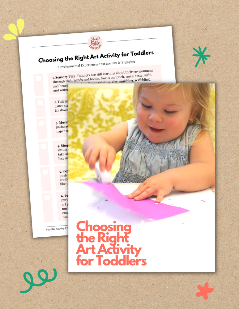 choosing the right art activity for toddlers: fun & engaging developmental experiences
